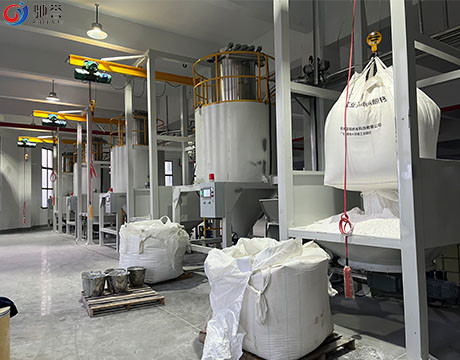 Смешивая PVC автоматическая и питаясь система для линии штрангпресса